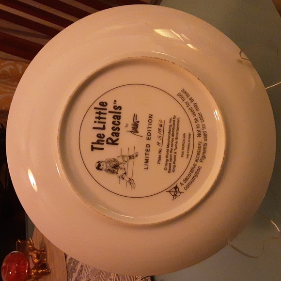Franklin Mint "The Little Rascals" Collectors Plate - Picture 2 of 3